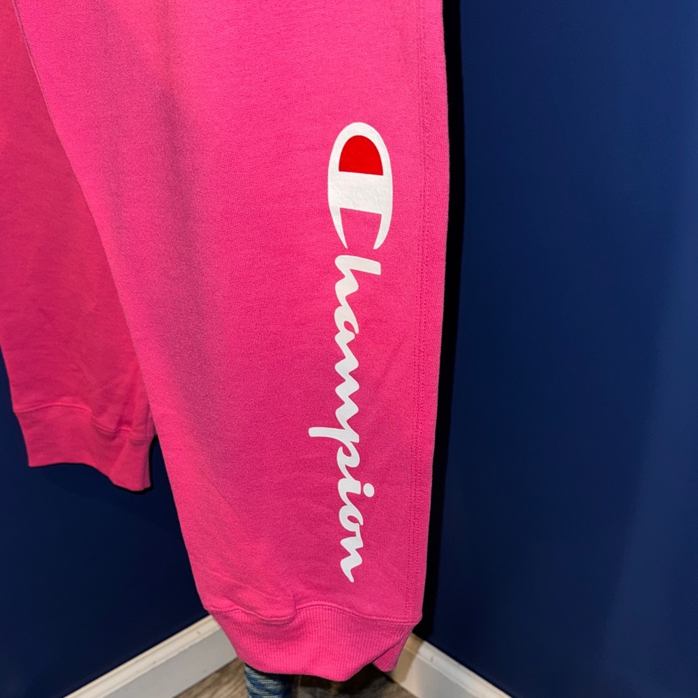 Champion- NWT Pink Jogger Sweatpants with Logo Size 2X - Picture 12 of 17